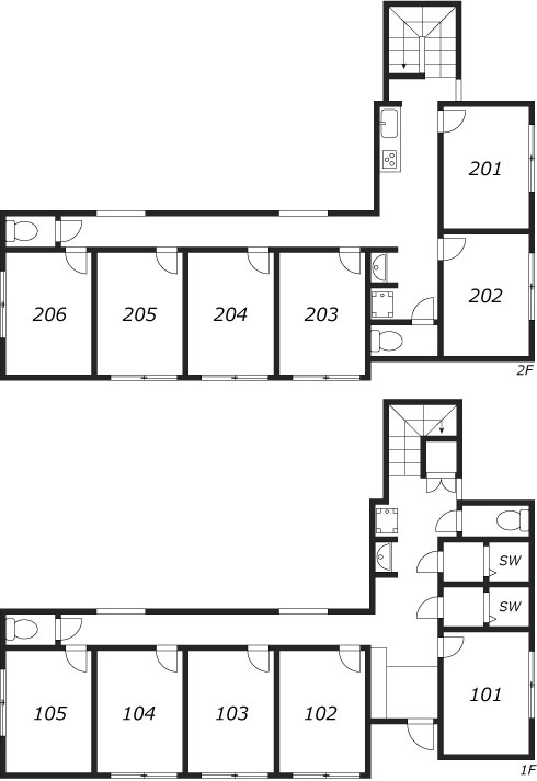K319 TOKYO β 新柴又2間取り図