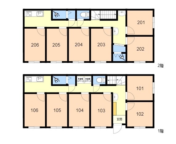 F115 TOKYO β 高井戸3間取り図