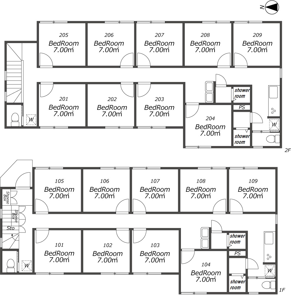 F70 TOKYO β 蓮根7間取り図