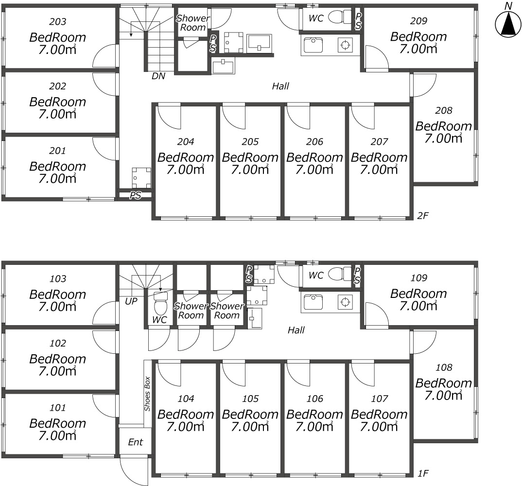 F63TOKYO β 中野7間取り図