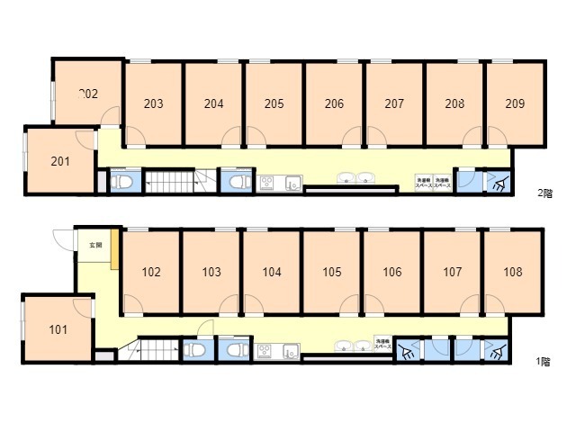 F75 TOKYO β 中野富士見町1間取り図