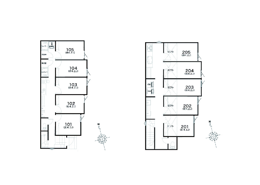 C24/K175 Tokyoβ도부네리마3間取り図