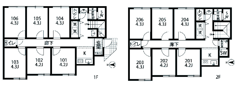 C36/K218 Tokyoβ모토하스누마6間取り図