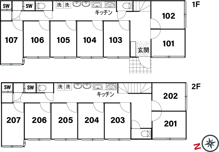 C71/K486 Tokyoβ니시가하라1間取り図