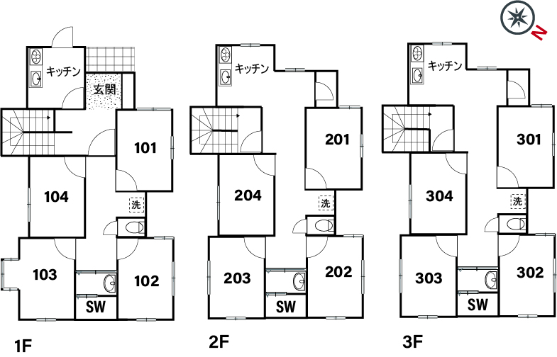 T8/F31 TOKYO β 竹ノ塚36 間取り図