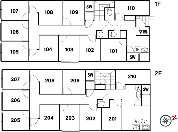 C47/J115 Tokyoβ사기노미야8間取り図