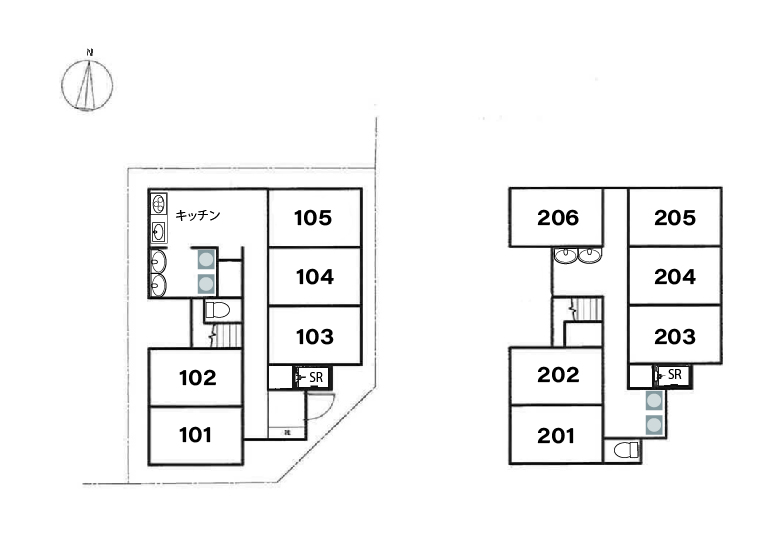 T3/K339 Tokyoβ토네리2間取り図