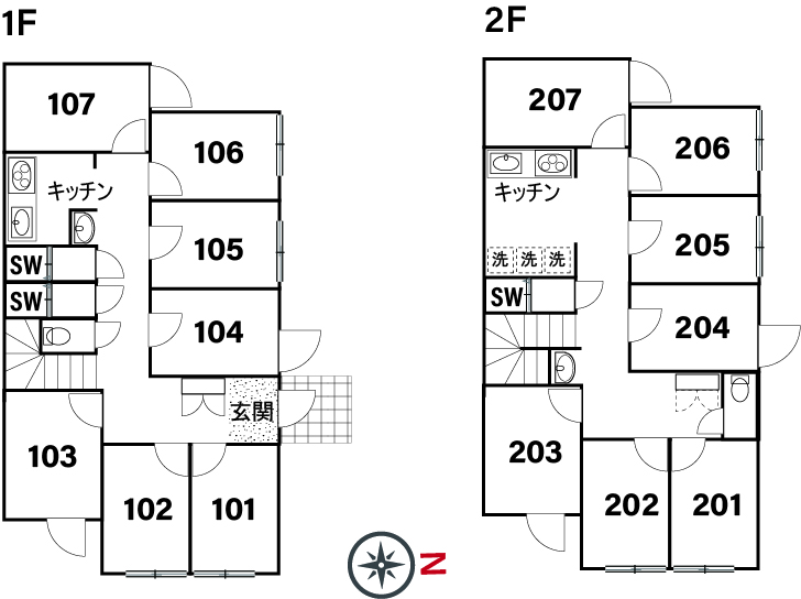 C72/J341 Tokyoβ 千川4間取り図